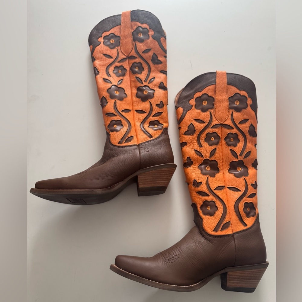 DINGO Goodness Gracious Brown Western Boots NWOT - Picture 8 of 16